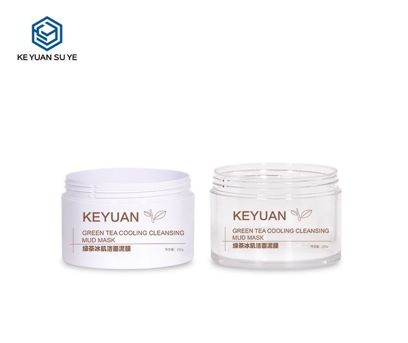 KY072PJ - Hu kem nhua PET trong suot 200g/250g, nap van trang