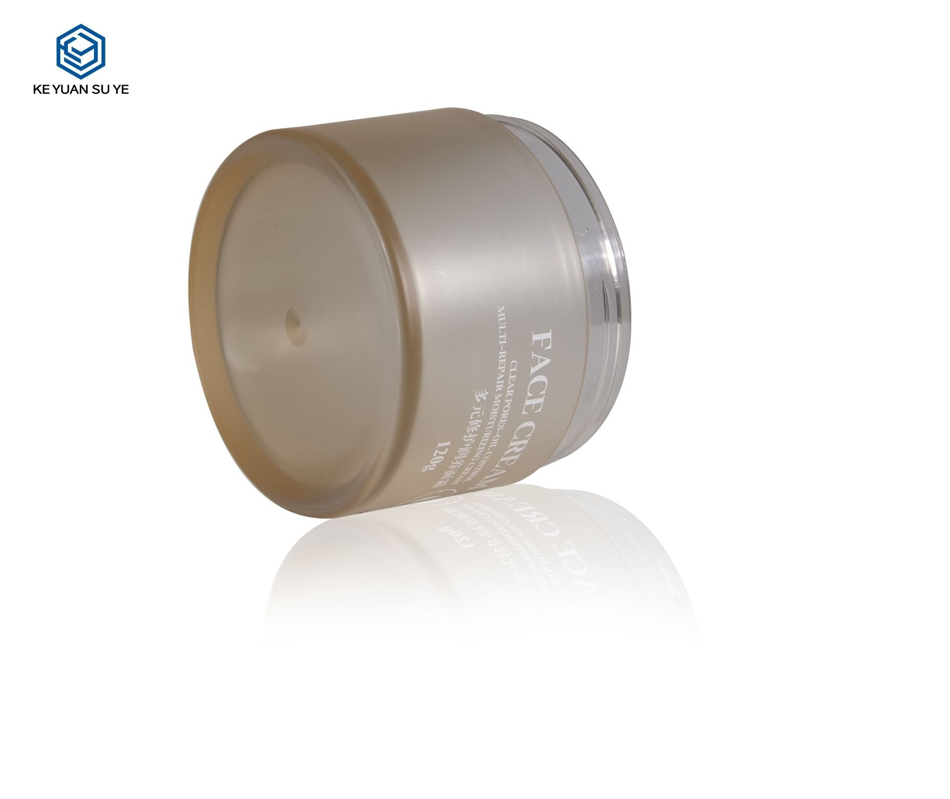 KY075-1 - Hũ Kem Nhựa Hai Lớp Cao Cấp, Nắp Vặn Trắng Cao, 25g/50g/100g/120g