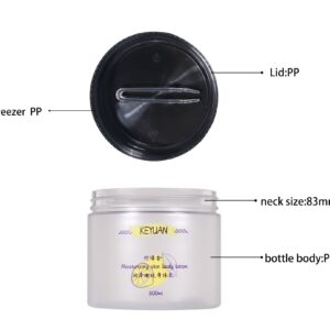 KY076-3PJ - Hũ Nhựa PET Cao Cấp Đựng Mỹ Phẩm, Kèm Nắp Và Nhíp Mini