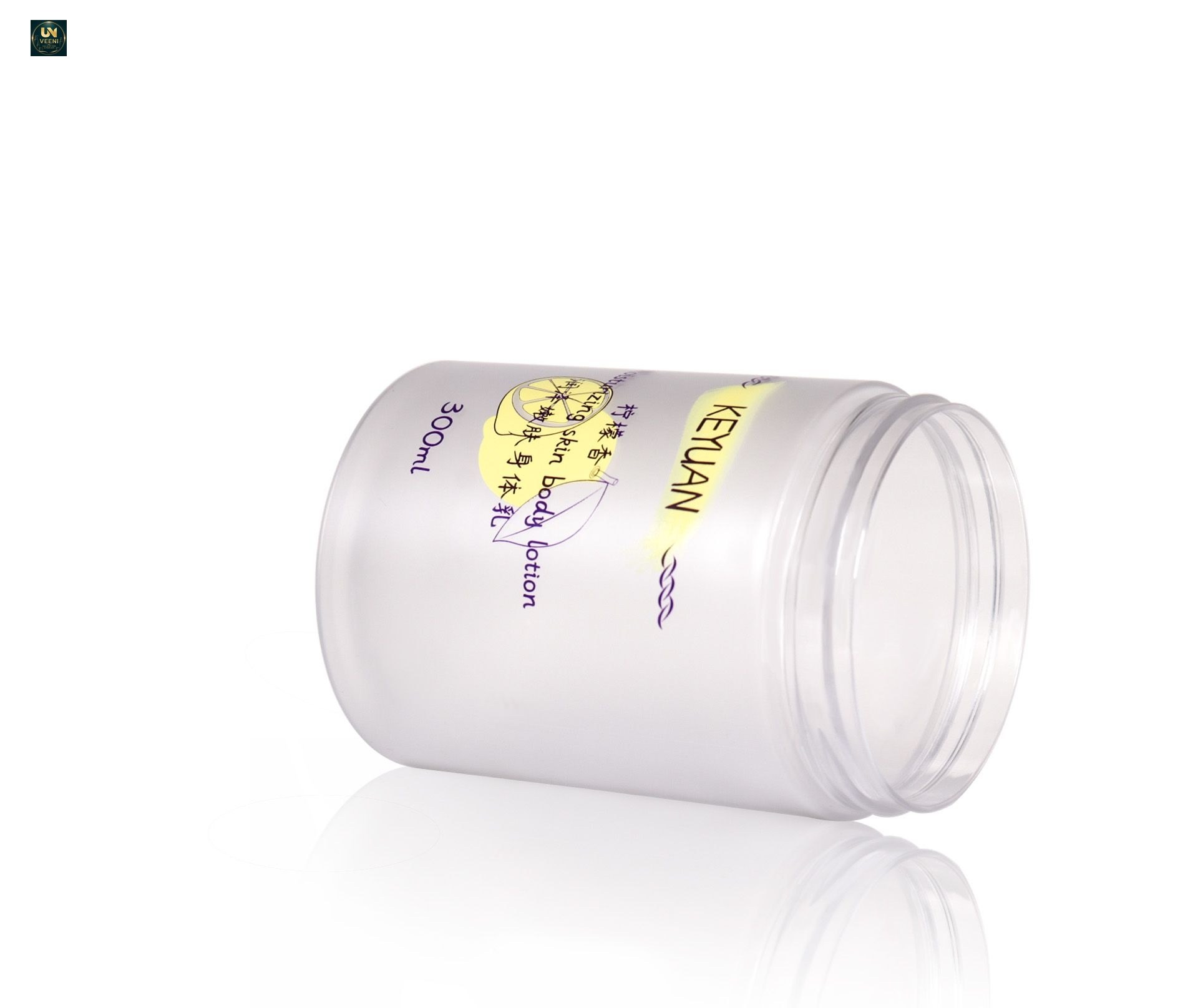 KY076PJ - Hũ Nhựa PET Tròn Bề Mặt Nhám Đựng Mặt Nạ Tóc & Kem Dưỡng Thể