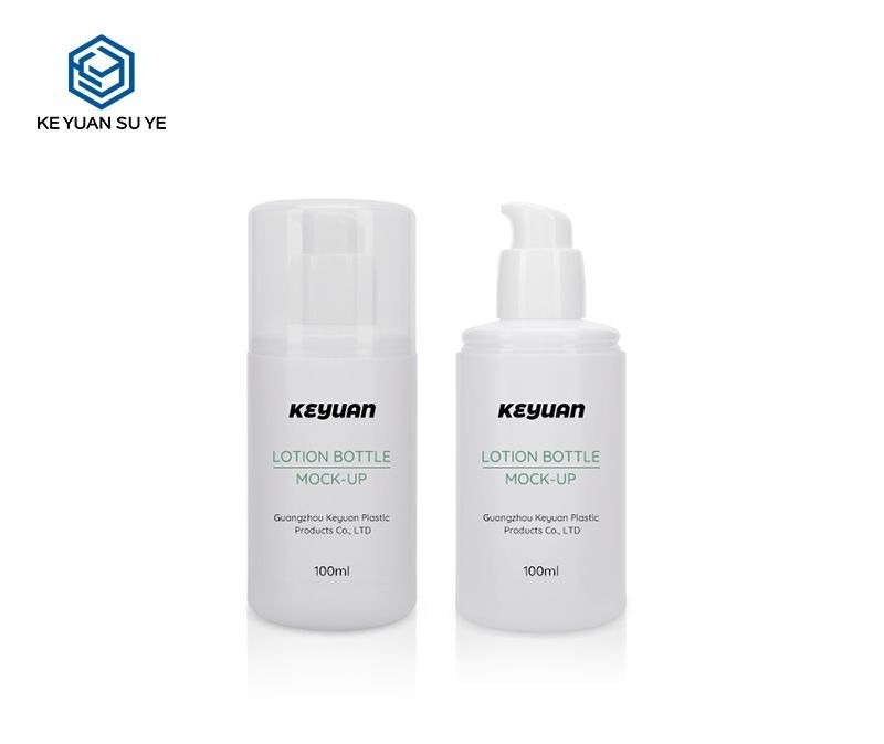 KY077 - Chai Lotion Nhựa HDPE 100ml Nắp Bơm Trắng