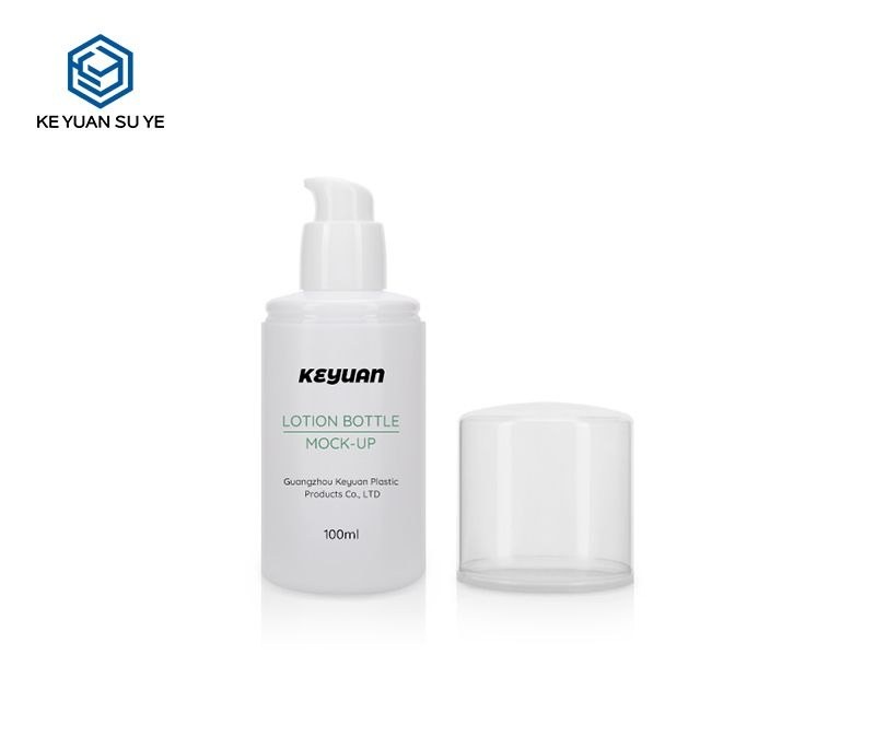 KY077 - Chai Lotion Nhựa HDPE 100ml Nắp Bơm Trắng
