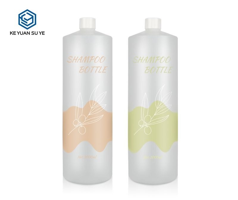 KY080 - Chai Nhựa HDPE 1L Dầu Gội & Sữa Tắm Gia Đình
