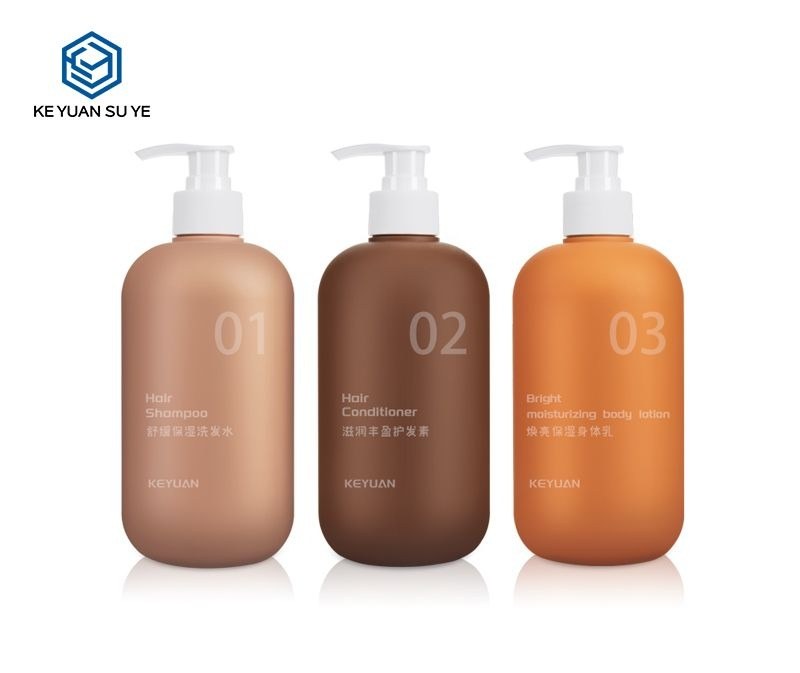 KY084 - Chai Dưỡng Thể Nhựa HDPE 500ml Bề Mặt Nhung Mềm (Soft Touch)