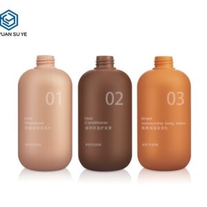 KY084 - Chai Dưỡng Thể Nhựa HDPE 500ml Bề Mặt Nhung Mềm (Soft Touch)