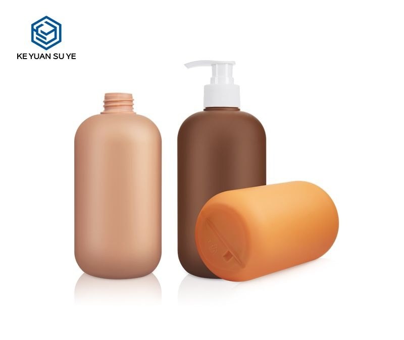 KY084 - Chai Dưỡng Thể Nhựa HDPE 500ml Bề Mặt Nhung Mềm (Soft Touch)