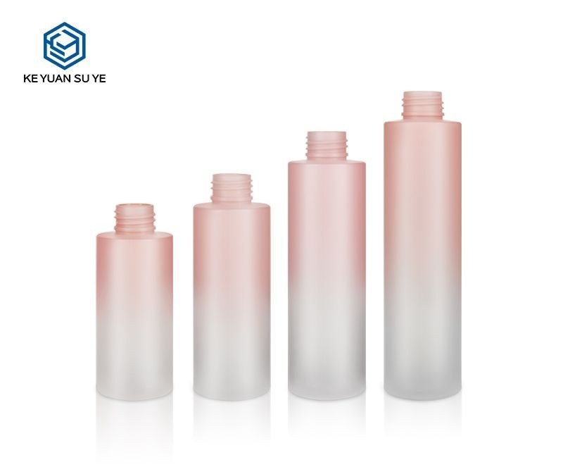 KY090 - Chai Nhua PET Bom Lotion Duong Am Gradient Nap Bom Ma Vang Hong