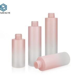 KY090 - Chai Nhua PET Bom Lotion Duong Am Gradient Nap Bom Ma Vang Hong