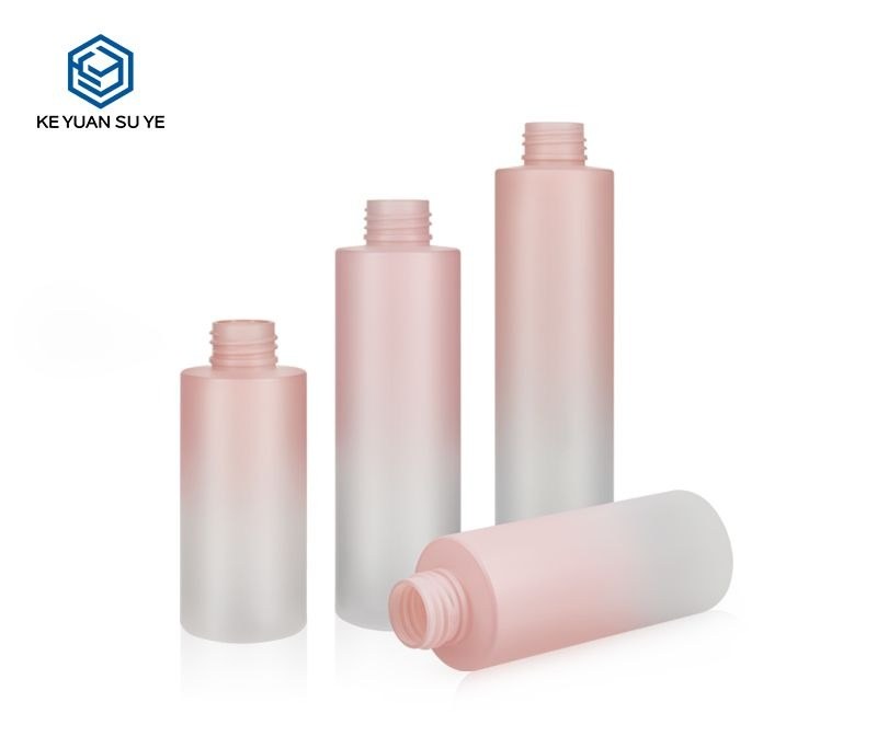 KY090 - Chai Nhua PET Bom Lotion Duong Am Gradient Nap Bom Ma Vang Hong