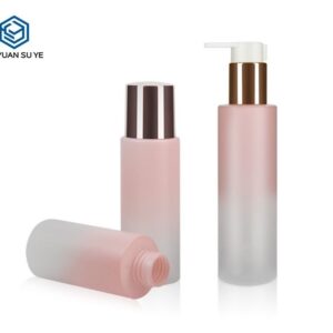 KY090 - Chai Nhua PET Bom Lotion Duong Am Gradient Nap Bom Ma Vang Hong