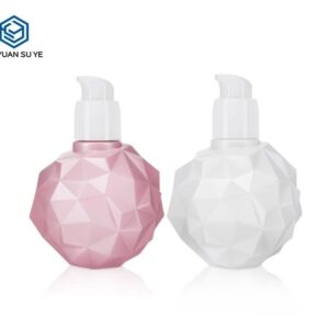 KY093 - Chai Nhựa HDPE 300ml Bơm Lotion Kiểu Dáng Cầu Sang Trọng Cho Khách Sạn
