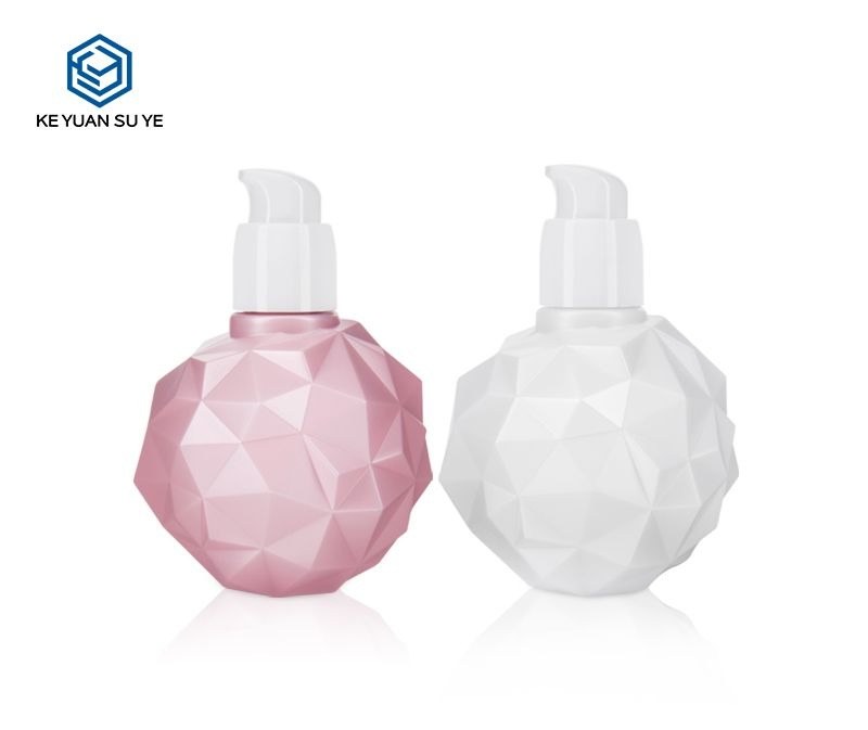 KY093 - Chai Nhựa HDPE 300ml Bơm Lotion Kiểu Dáng Cầu Sang Trọng Cho Khách Sạn