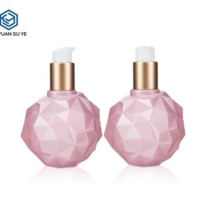 KY093 - Chai Nhựa HDPE 300ml Bơm Lotion Kiểu Dáng Cầu Sang Trọng Cho Khách Sạn