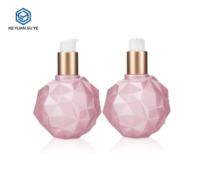 KY093 - Chai Nhựa HDPE 300ml Bơm Lotion Kiểu Dáng Cầu Sang Trọng Cho Khách Sạn