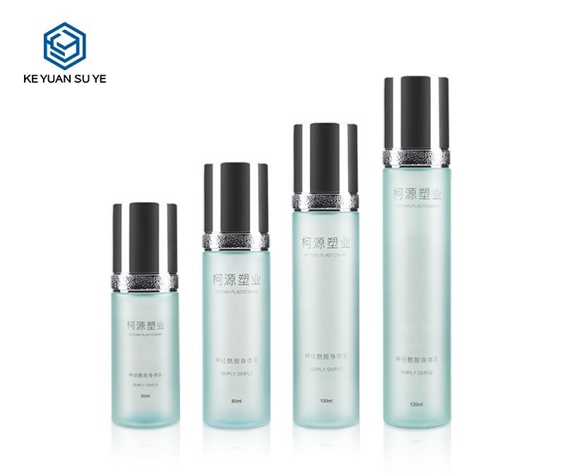 KY097 - Chai Nhựa PET Đựng Toner/Nước Hoa Hồng Cao Cấp Series Xanh Hiệu Ứng UV Ánh Bạc Vàng