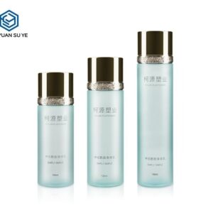 KY097 - Chai Nhựa PET Đựng Toner/Nước Hoa Hồng Cao Cấp Series Xanh Hiệu Ứng UV Ánh Bạc Vàng