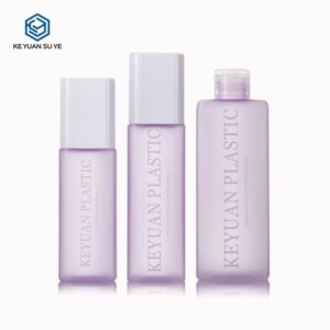 KY098-2 - Chai nhựa bơm lotion nhám tím sang trọng 100ml/120ml/200ml