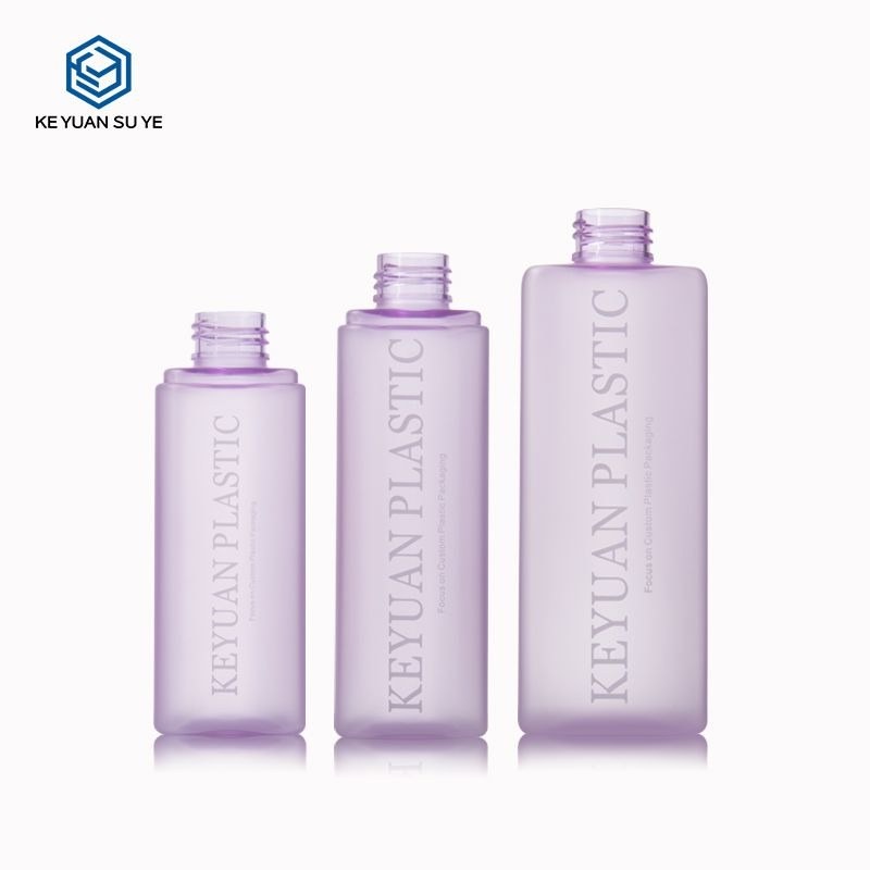 KY098-2 - Chai nhựa bơm lotion nhám tím sang trọng 100ml/120ml/200ml