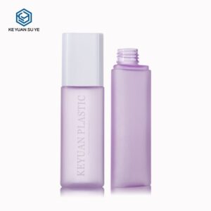 KY098-2 - Chai nhựa bơm lotion nhám tím sang trọng 100ml/120ml/200ml