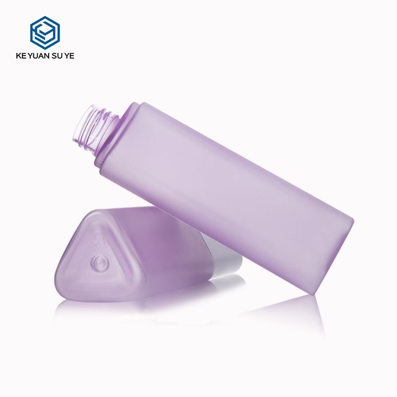 KY098-2 - Chai nhựa bơm lotion nhám tím sang trọng 100ml/120ml/200ml