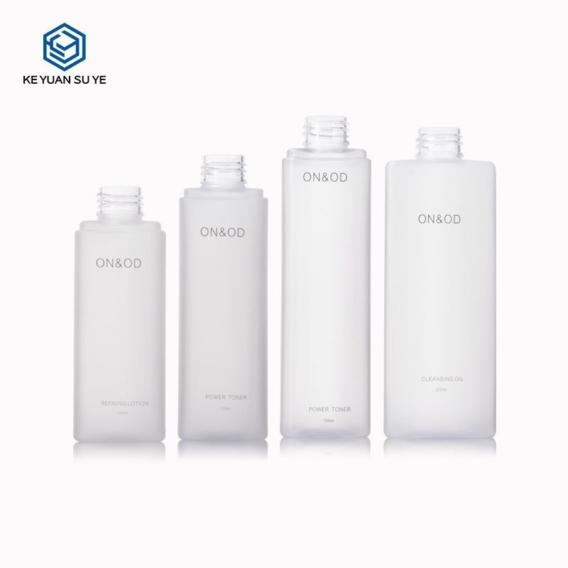 KY098-3 - Chai Lotion Nhựa PET Cao Cấp Dáng Tam Giác Phủ Nhám 100ml-200ml