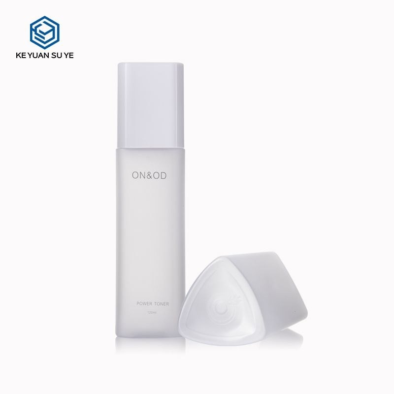 KY098-3 - Chai Lotion Nhựa PET Cao Cấp Dáng Tam Giác Phủ Nhám 100ml-200ml