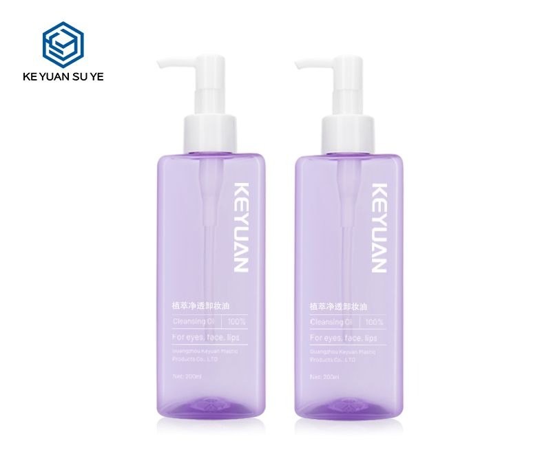 KY098 - Chai Nhựa PET Hình Tam Giác Độc Đáo 200ml Cho Nước Tẩy Trang & Mỹ Phẩm