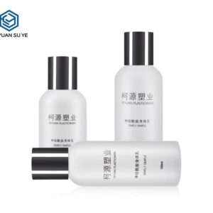 KY100 - Chai Nhựa PET Đựng Nước Rửa Tay Mini Cho Khách Sạn, Nắp Bạc UV