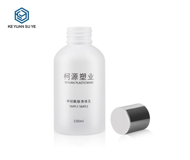 KY100 - Chai Nhựa PET Đựng Nước Rửa Tay Mini Cho Khách Sạn, Nắp Bạc UV