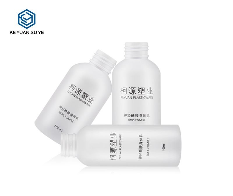 KY100 - Chai Nhựa PET Đựng Nước Rửa Tay Mini Cho Khách Sạn, Nắp Bạc UV