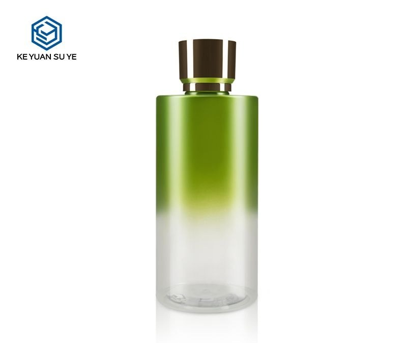KY101 - Chai Nhua PET Mau Gradient Xanh Dung Dau Goi, Dau Xa 500ml