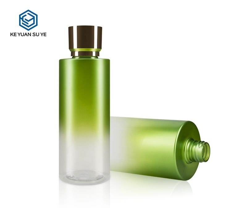 KY101 - Chai Nhua PET Mau Gradient Xanh Dung Dau Goi, Dau Xa 500ml