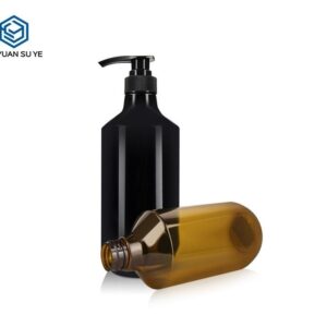 KY103 - Chai Nhua PET Dung Dau Goi/Dau Xa Phuc Hoi Da Dau 500ml-750ml Mau Nau Dam