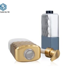 KY104 - Chai Nhua PET Cao Cap Dung Dau Goi 500ml Ma UV Bac/Vang Sang Trong