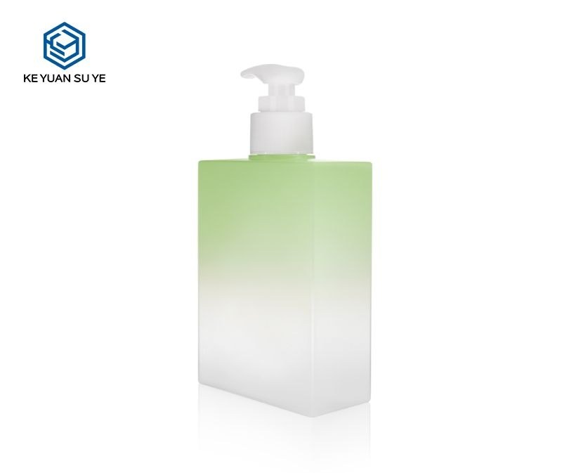 KY108 - Chai Nhựa PETG Vuông 200ml Màu Gradient Hồng - Xanh