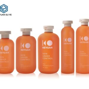 KY111-2 - Chai Nhua HDPE Dung Sua Tam/Body Lotion Dong Cam, Be Mat Soft Touch