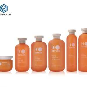 KY111-2 - Chai Nhua HDPE Dung Sua Tam/Body Lotion Dong Cam, Be Mat Soft Touch