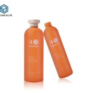 KY111-2 - Chai Nhua HDPE Dung Sua Tam/Body Lotion Dong Cam, Be Mat Soft Touch