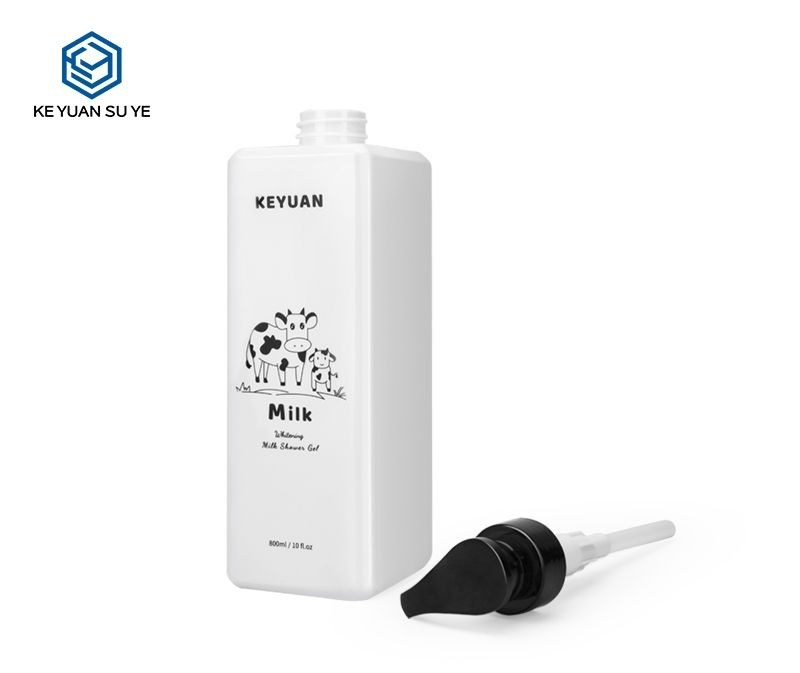 KY112 - Chai Nhựa PET Vuông Đựng Sữa Tắm, Sữa Dưỡng Thể Nắp Bơm Lotion 300-800ml