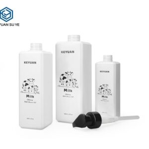 KY112 - Chai Nhựa PET Vuông Đựng Sữa Tắm, Sữa Dưỡng Thể Nắp Bơm Lotion 300-800ml