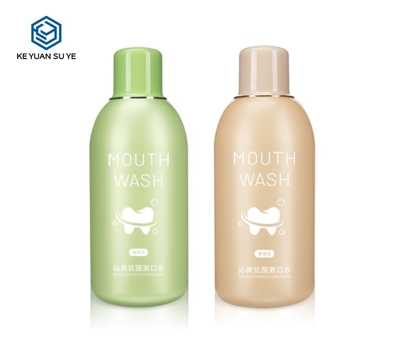 KY115 - Chai nhựa PET 500ml đựng nước súc miệng, dùng cho gia đình và khách sạn