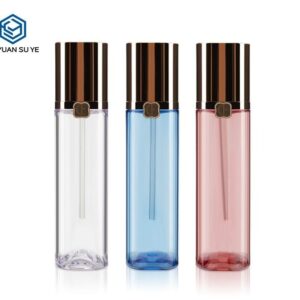 KY119 - Chai nhựa PET mỹ phẩm họa tiết cỏ bốn lá, vòi bơm lotion cao cấp