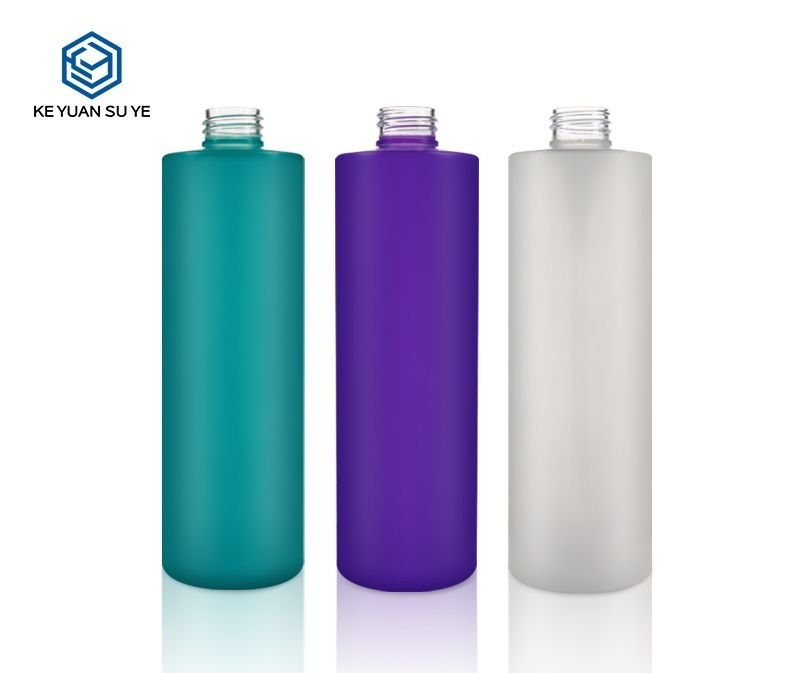 KY120 - Chai nhua PET 300ml dung dau goi, sua tam, dau xa kieu My, be mat bong/mo nhieu mau