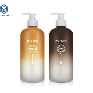 KY121 - Chai Nhua PET Doi Mau Gradient 500ml Voi Bom Dung Cho Dau Goi, Sua Tam, Dau Xa