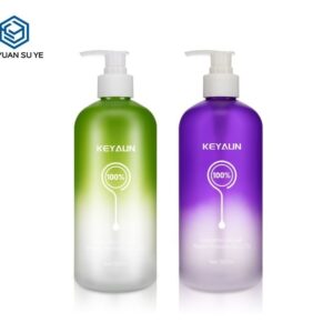 KY121 - Chai Nhua PET Doi Mau Gradient 500ml Voi Bom Dung Cho Dau Goi, Sua Tam, Dau Xa