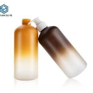 KY121 - Chai Nhua PET Doi Mau Gradient 500ml Voi Bom Dung Cho Dau Goi, Sua Tam, Dau Xa