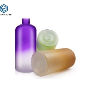 KY121 - Chai Nhua PET Doi Mau Gradient 500ml Voi Bom Dung Cho Dau Goi, Sua Tam, Dau Xa