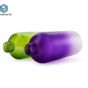 KY121 - Chai Nhua PET Doi Mau Gradient 500ml Voi Bom Dung Cho Dau Goi, Sua Tam, Dau Xa