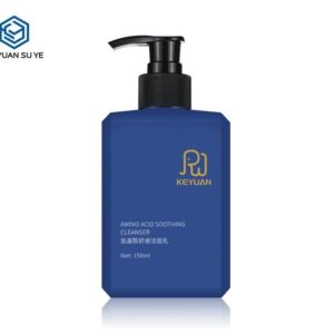 KY125 - Chai nhựa HDPE 150ml vòi bơm đựng sữa rửa mặt axit amin