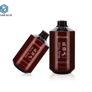 KY127 - Chai Nhựa PET Nâu Đựng Dầu Gội, Sữa Tắm, Dầu Xả Dưỡng Ẩm Tinh Dầu Ngựa 300ml/500ml